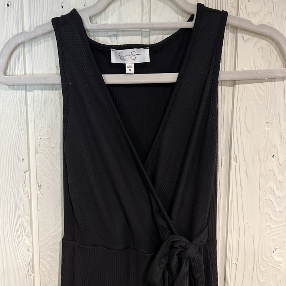 JESSICA Simpson Fixed Wrap V Neck Ribbed Knit Dress, Size S